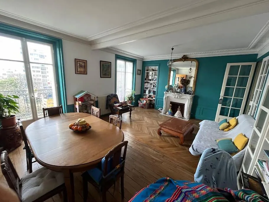 Charme Hausmanien Vue Parc 4 Rooms Famille Metro 6 Paris 0*,